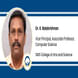 SMS College of Arts and Science, Vice Principal, Associate Professor, Computer Science: Dr. R. Balakrishnan Interview